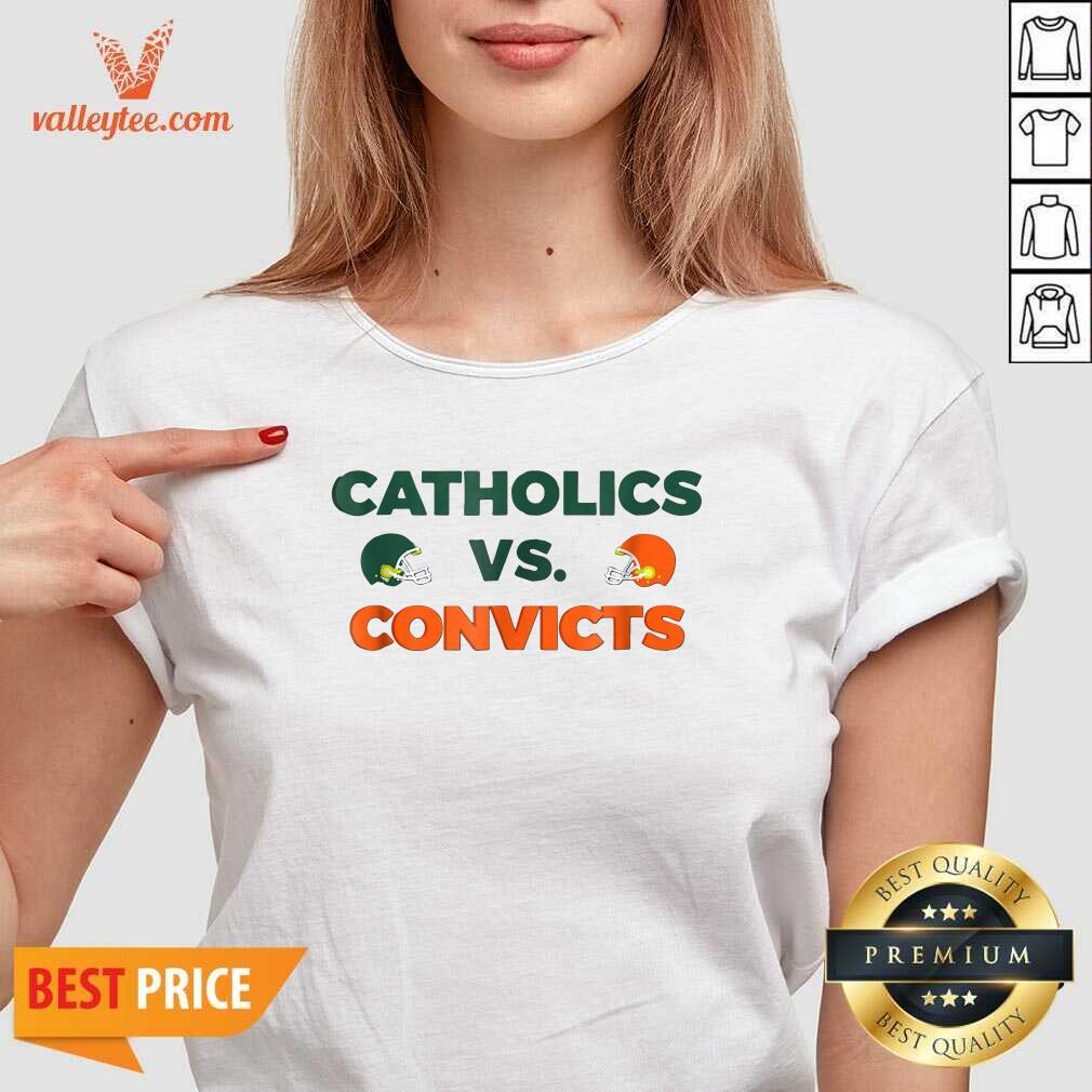 Beautiful Catholics Vs Convicts Football Shirt