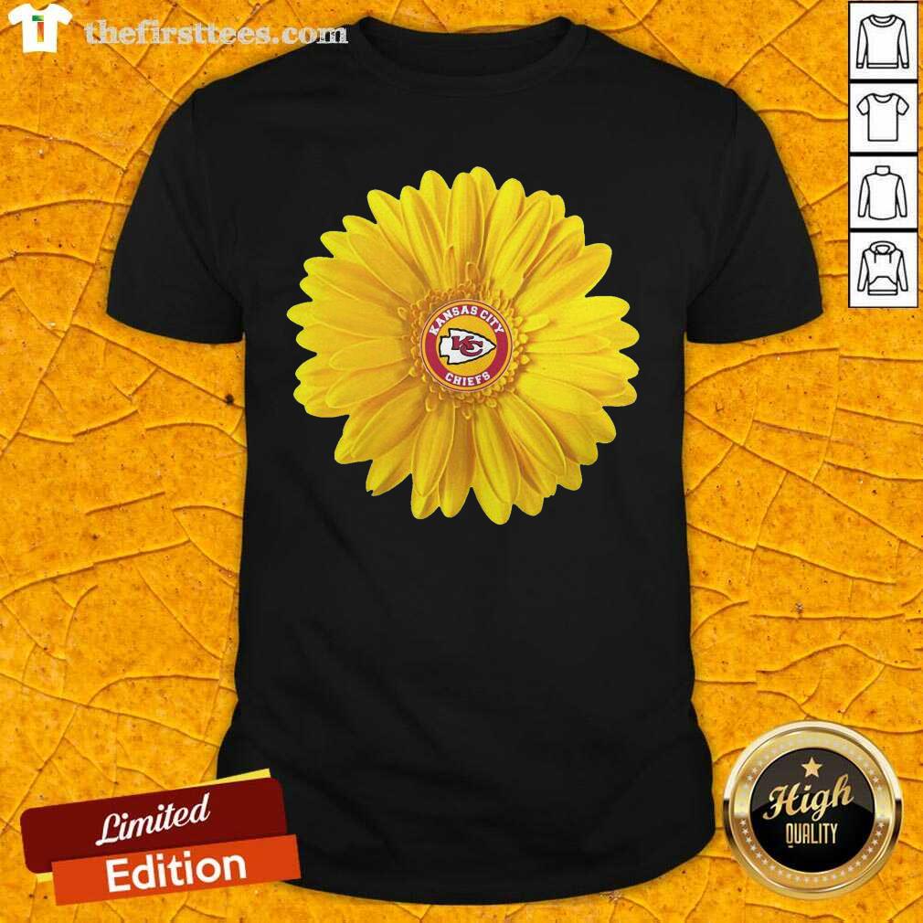 Beautiful Kansas City Chiefs Sunflower Shirt