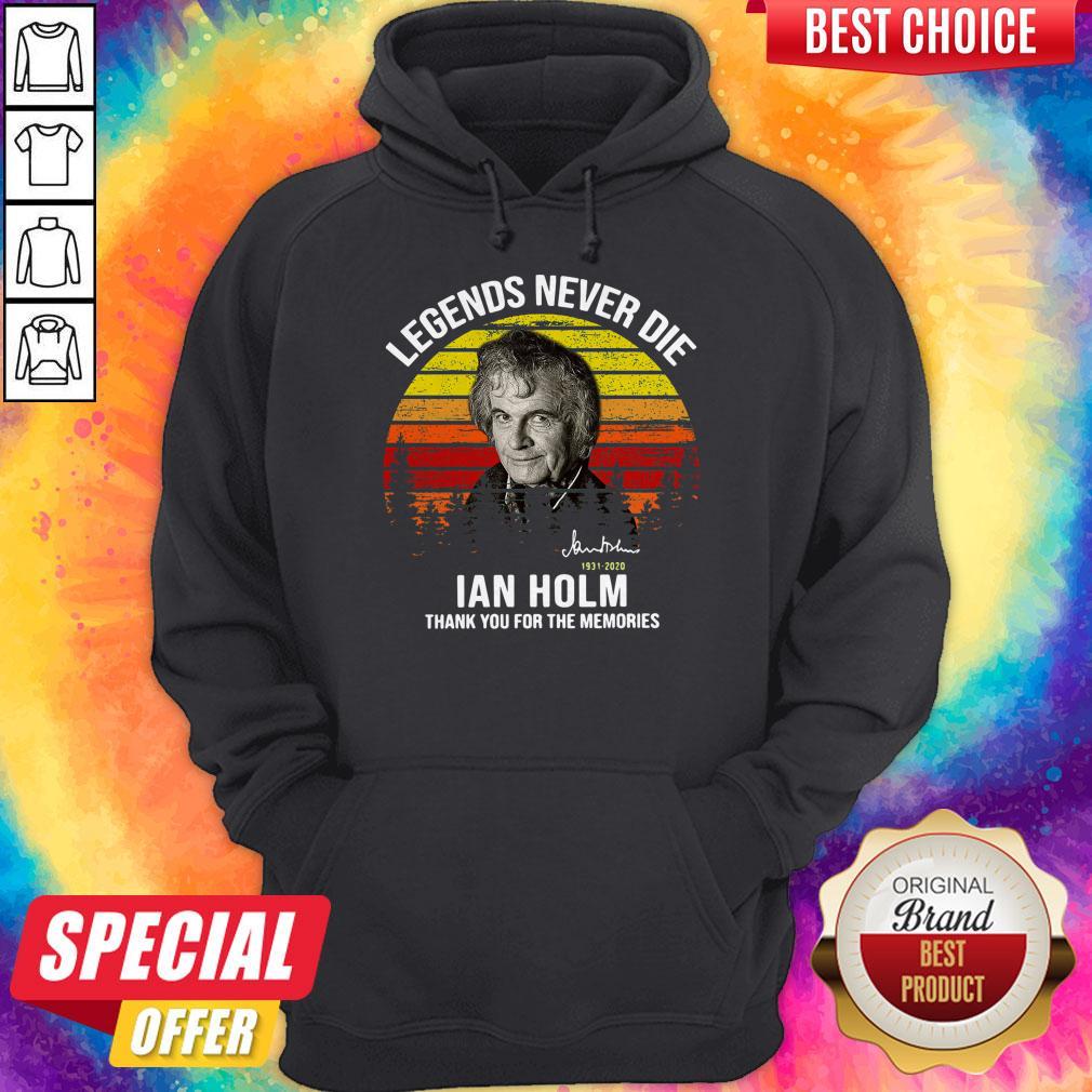 Bilbo Baggins Legends Never Die Ian Holm Thank For The Memories Shirt