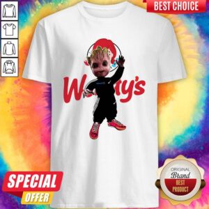 Official Baby Groot Wendy's Logo Halloween Shirt