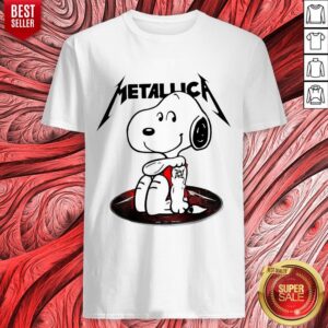 Official Snoopy Tattoo Metallica Shirt