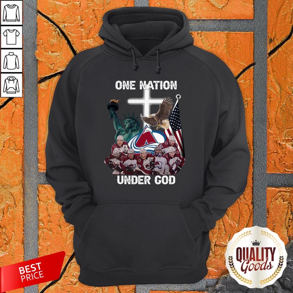 Colorado Avalanche One Nation Under God Shirt