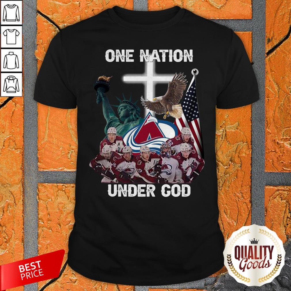 Colorado Avalanche One Nation Under God Shirt