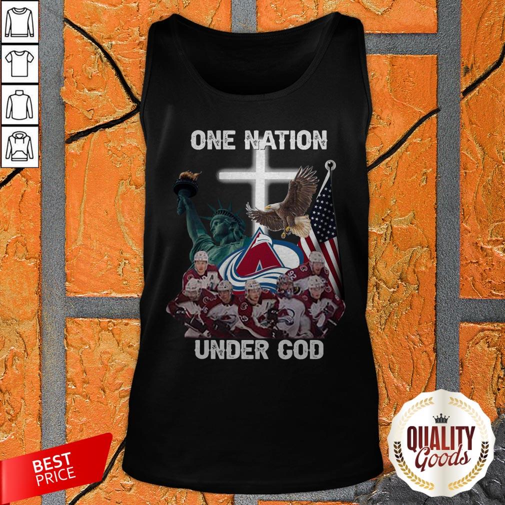 Colorado Avalanche One Nation Under God Shirt