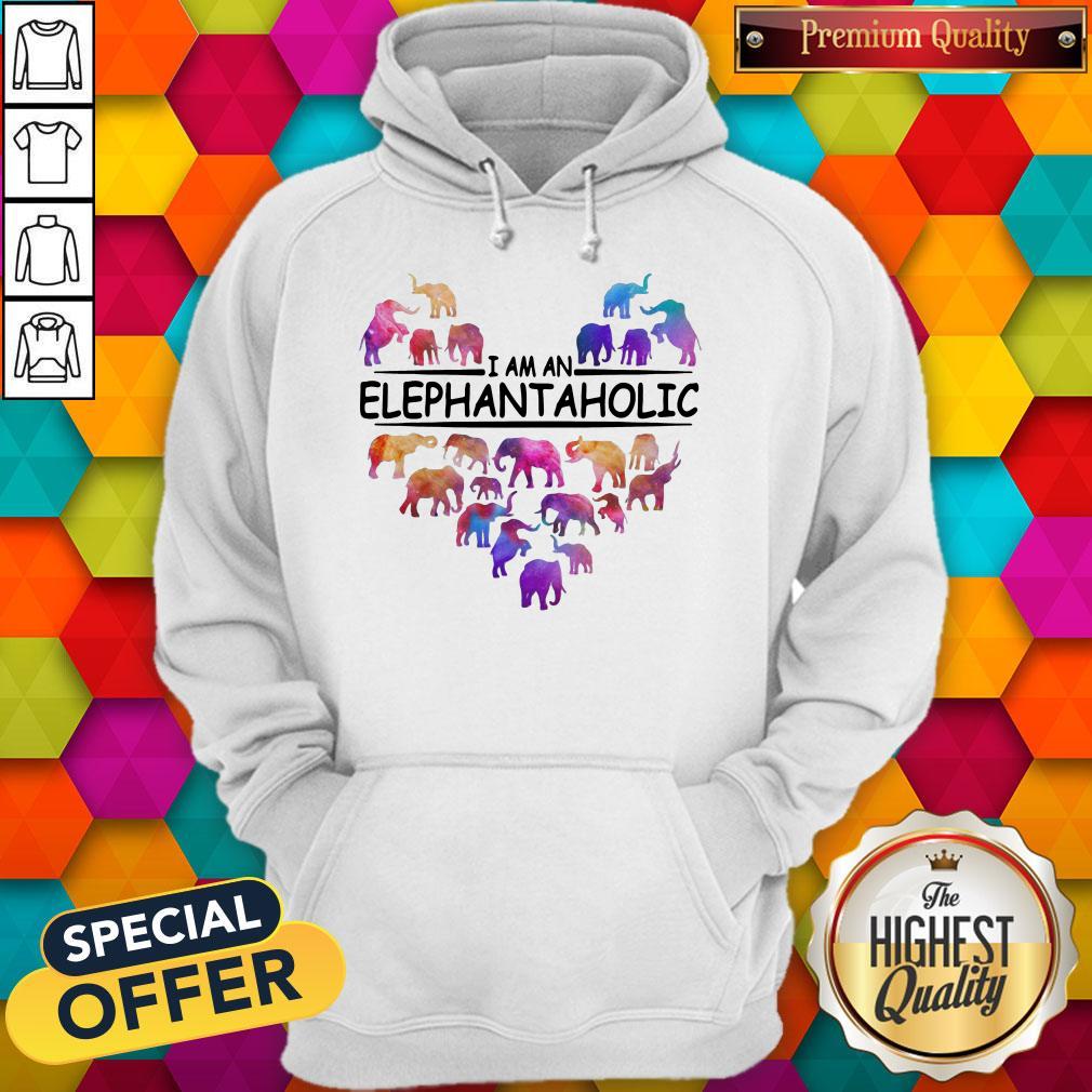 Colorful I Am An Elephant Aholic Shirt