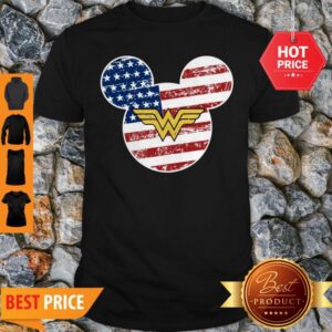 Nice Wonder Woman Disney Mickey Mouse Shirt