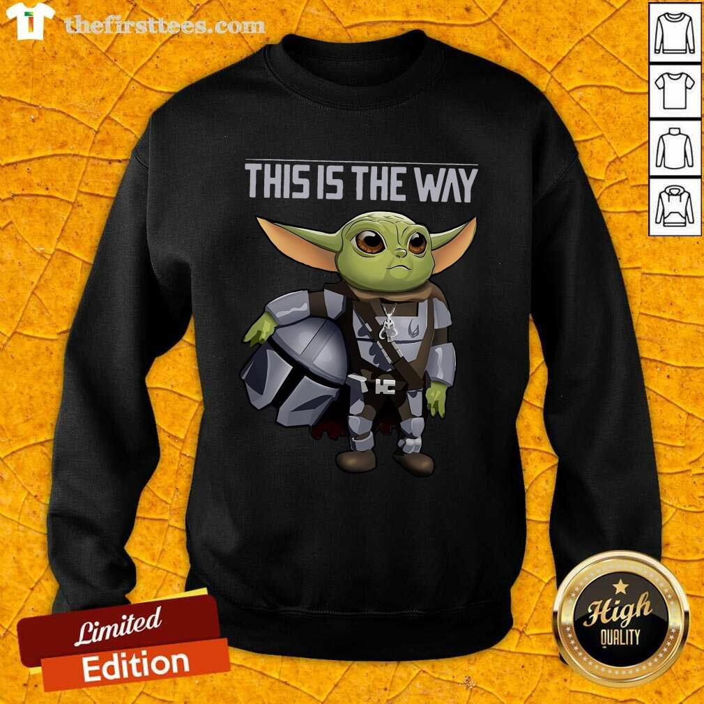 Cute Baby Yoda The Mandalorian This Is The Way Shirt