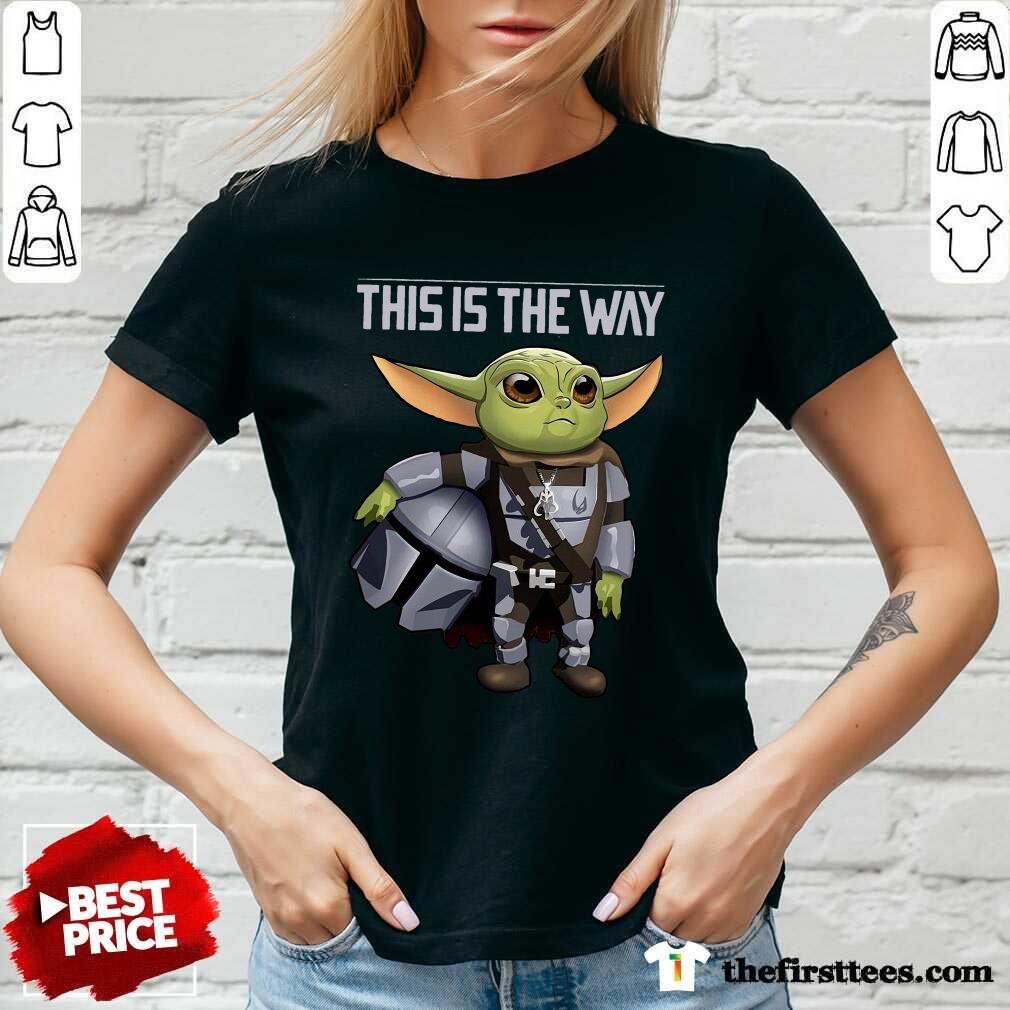 Cute Baby Yoda The Mandalorian This Is The Way Shirt