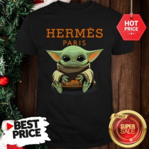 Official Baby Yoda Hug Hermes Paris Shirt
