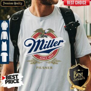 Top Miller Since 1855 Pilsner Eagles Logo Shirt