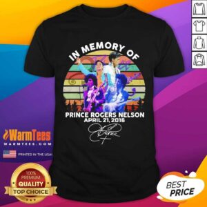 Original In Memory Of Prince Rogers Nelson April 21 2016 Signature Vintage Shirt