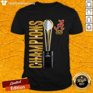 Nice Alabama Crimson Tide Fanatics Branded College Football Playoff 2020 National Champions Celebration Shirt