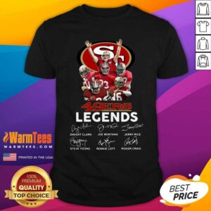 Good San Francisco 49ers Legends Signatures Shirt