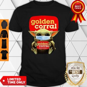 Star Wars Baby Yoda Mask Hug Golden Corral COVID-19 Shirt