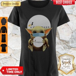Original Baby Yoda Face Mask Hug Compass Group Shirt