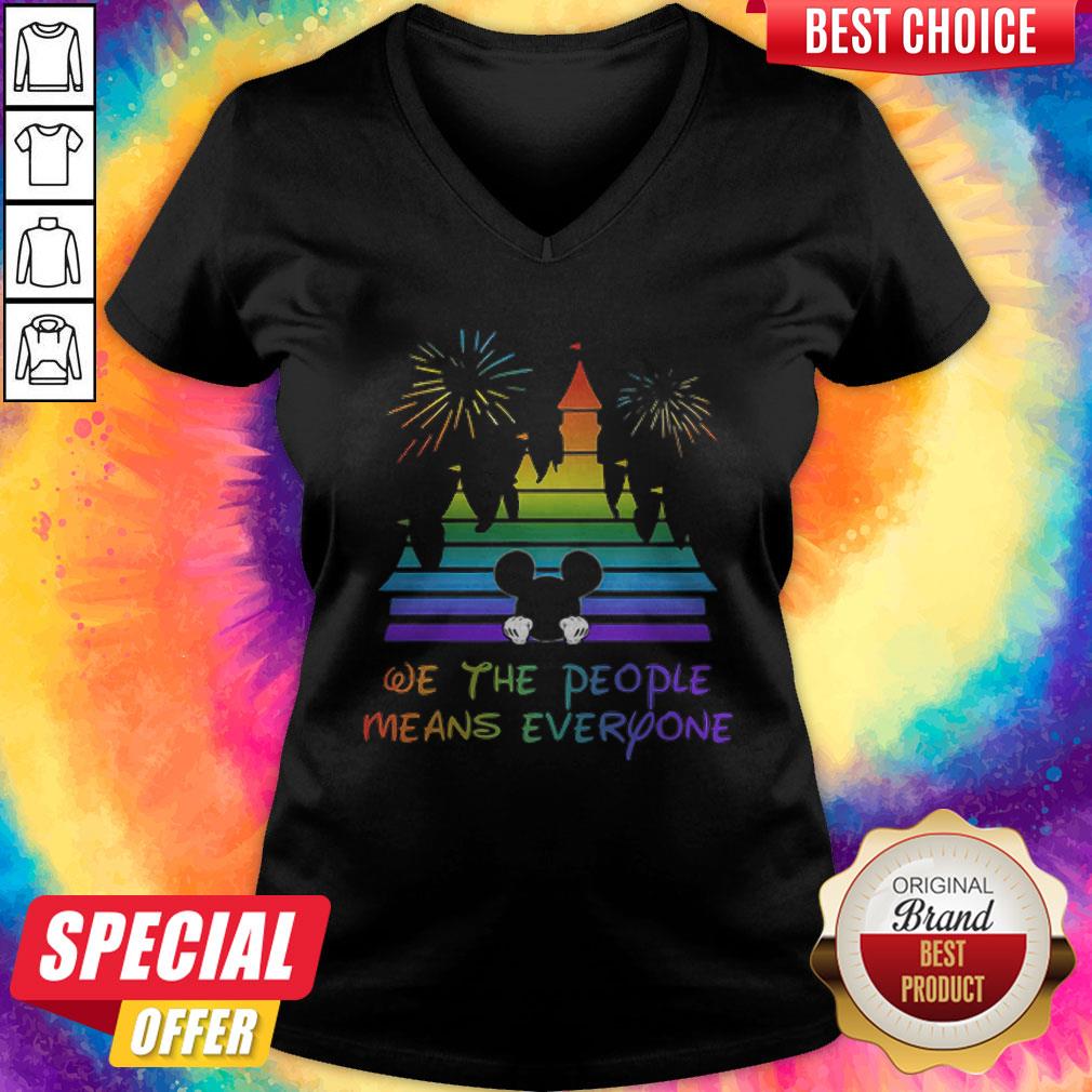 Disney Mickey Mouse We The People Means Everyone LGBT Shirt