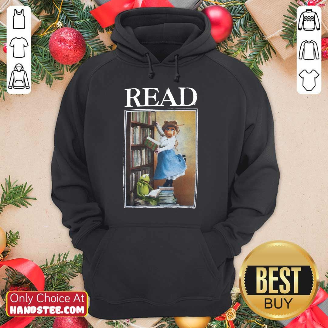 Disney Miss Piggy And Kermit Muppets Read Shirt