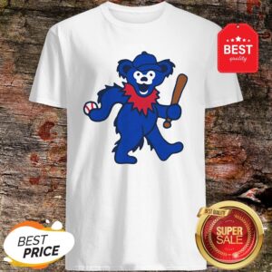 Official Grateful Dead Dancing Bear Baseball Shirt