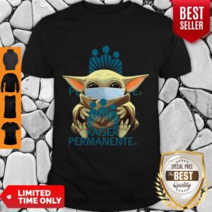 Star Wars Baby Yoda Mask Hug Kaiser Permanente Covid-19 Shirt