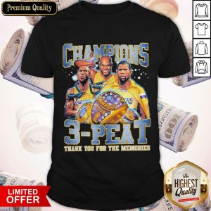 Premium Lakers Champions 2002 3 Peat Shirt