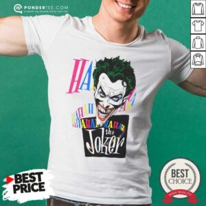 Hot DC Joker Large Brian Bolland Art White 1987 Vintage Shirt