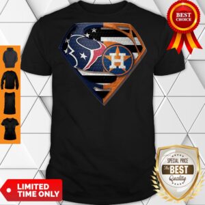 Top Superman Houston Texans And Houston Astros Shirt