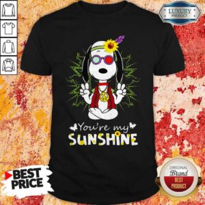 Cute Snoopy Hippie You’re My Sunshine Shirt