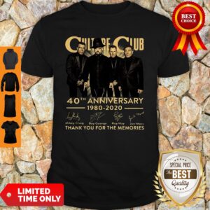 Culture Club 40th Anniversary 1980-2020 Thank You For The Memories Signatures Shirt
