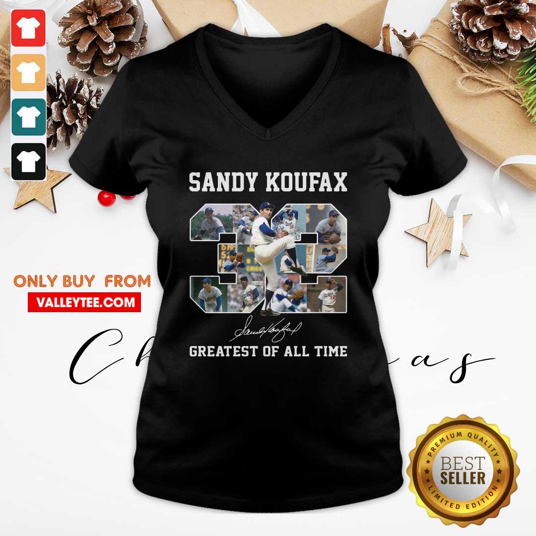 Fantastic Sandy Koufax 32 Greatest Of All Time Signature Shirt