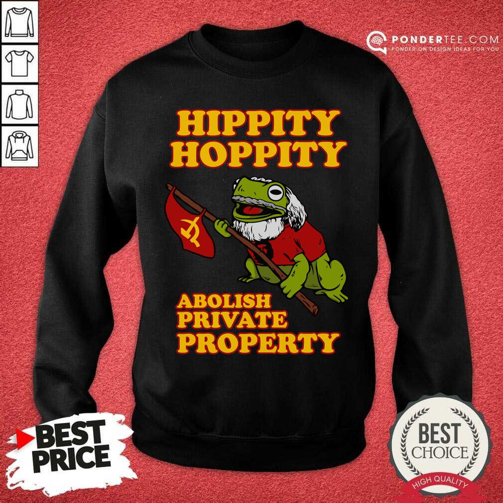 Frog Hippity Hoppity Abolish Private Property Shirt