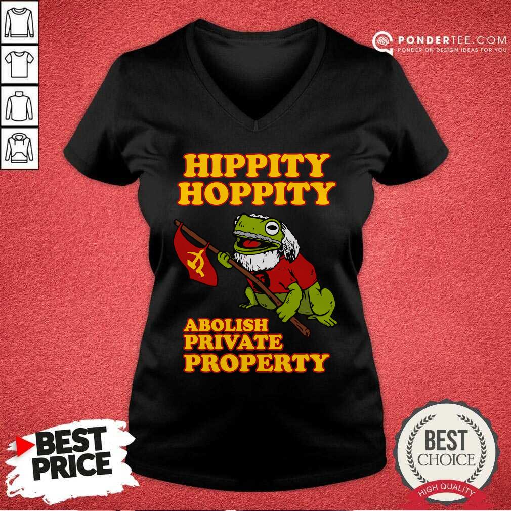Frog Hippity Hoppity Abolish Private Property Shirt