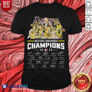 Awesome Los Angeles Lakers Western Conference 2020 Signature Shirt