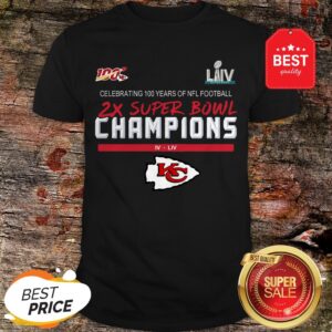 Official Kansas City Chiefs 2X Super Bowl Champions Shirt