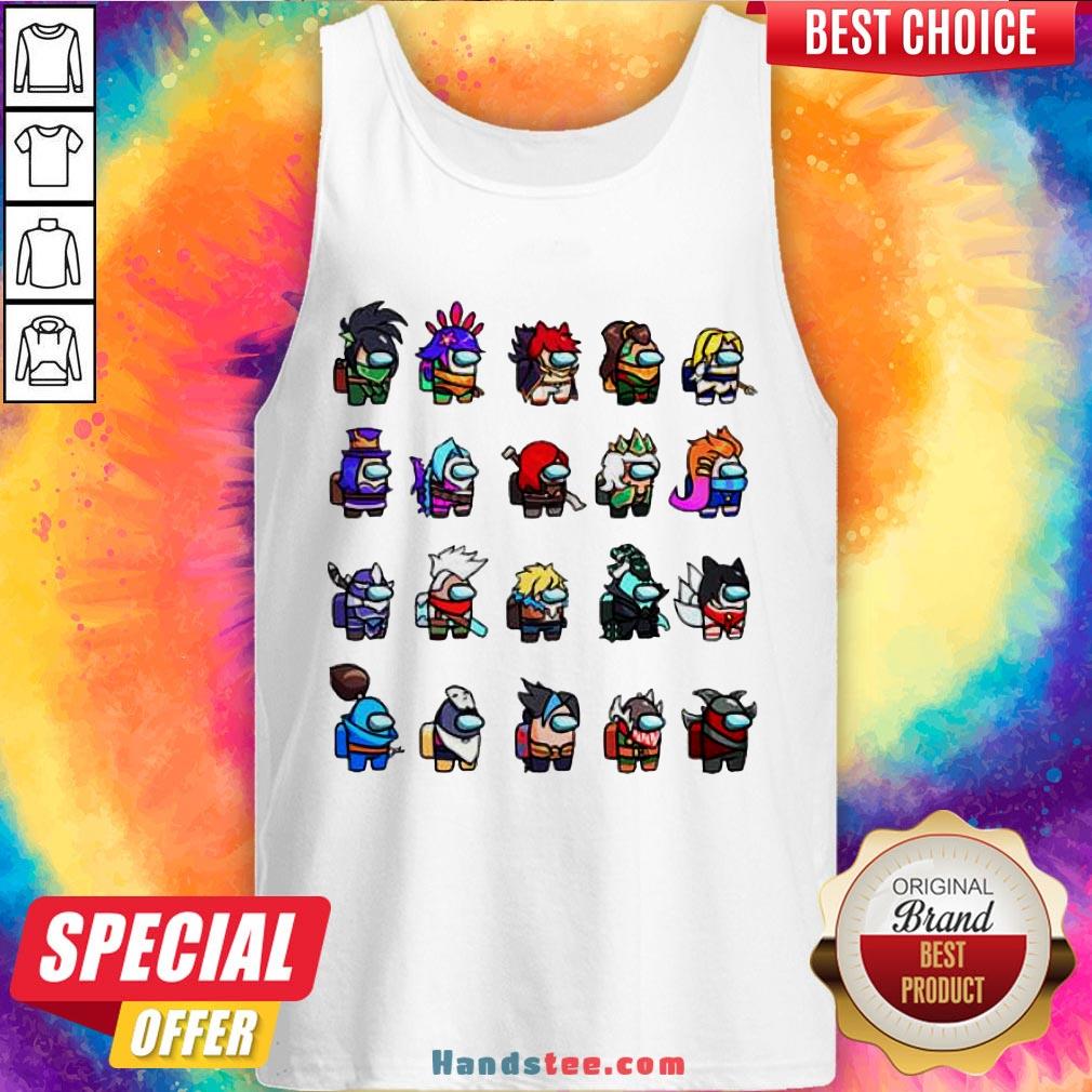 Funny Among Us X League Of Legends Games Shirt