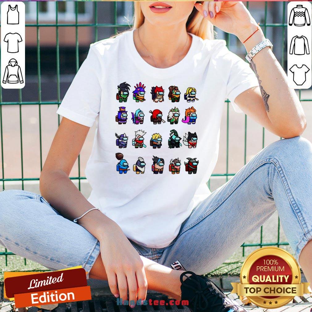 Funny Among Us X League Of Legends Games Shirt