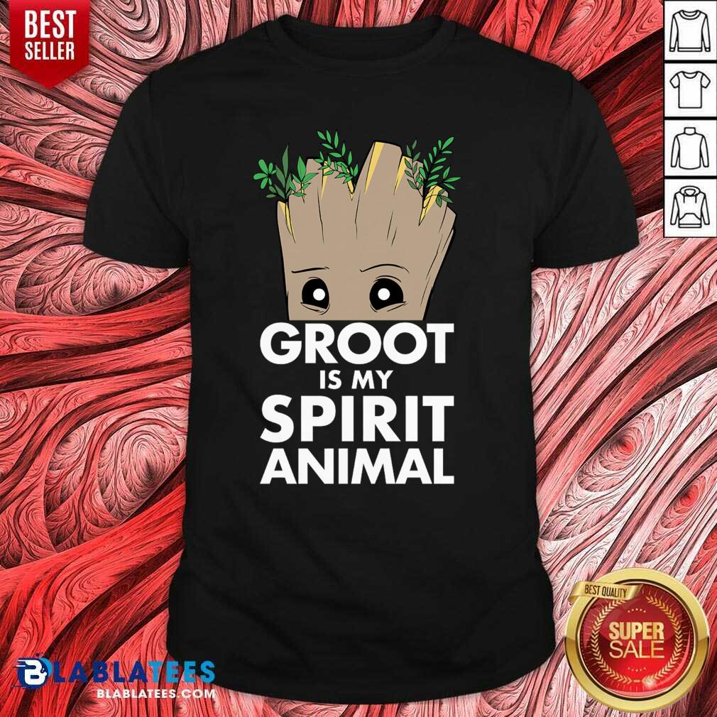 Funny Baby Groot Is My Spirit Animal Shirt