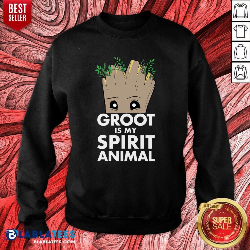 Funny Baby Groot Is My Spirit Animal Shirt