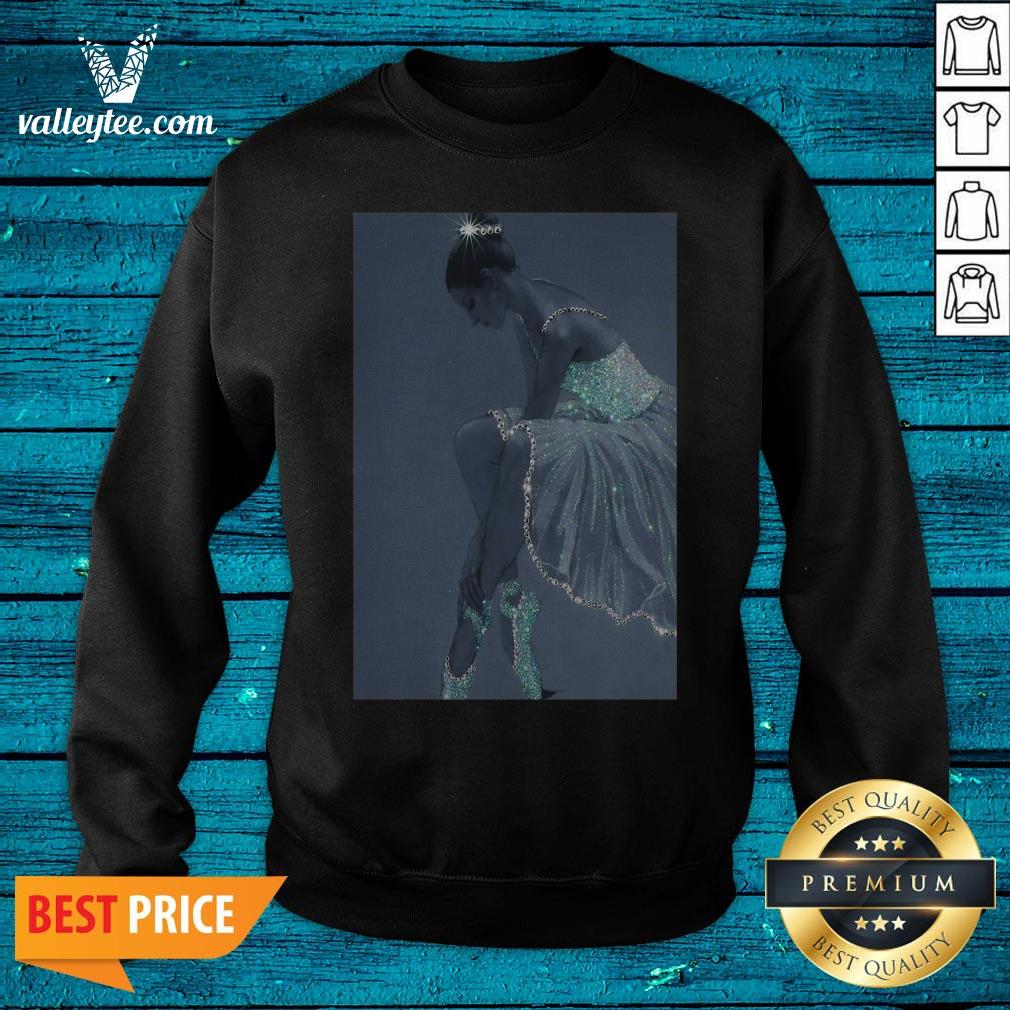Funny Ballet Crystal Dress Vertical Poster Shirt