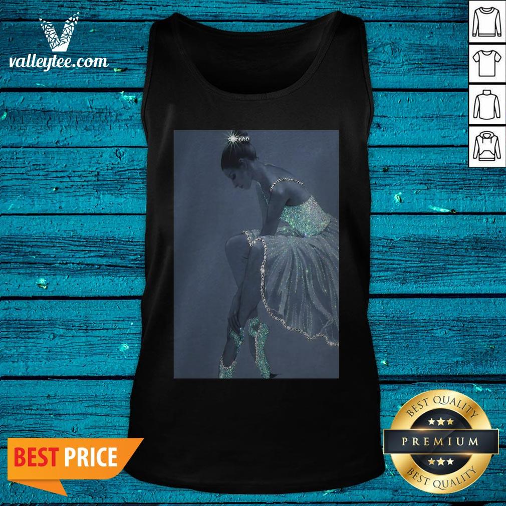 Funny Ballet Crystal Dress Vertical Poster Shirt