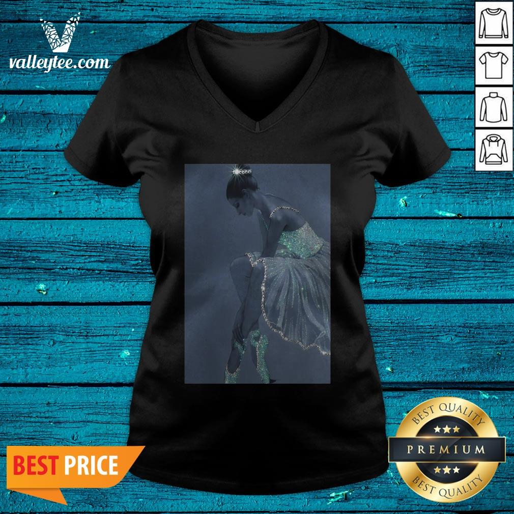 Funny Ballet Crystal Dress Vertical Poster Shirt