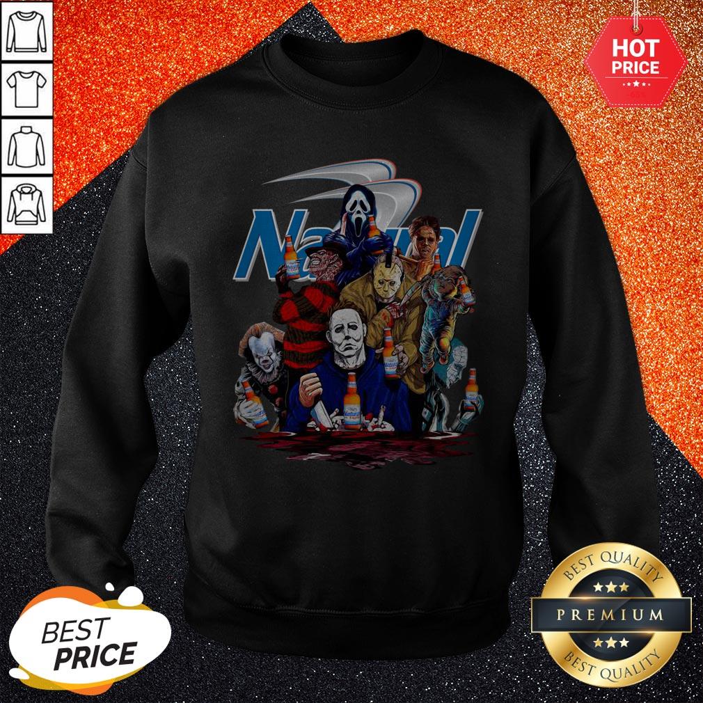 Funny Horror Movie Characters Natural Light Shirt