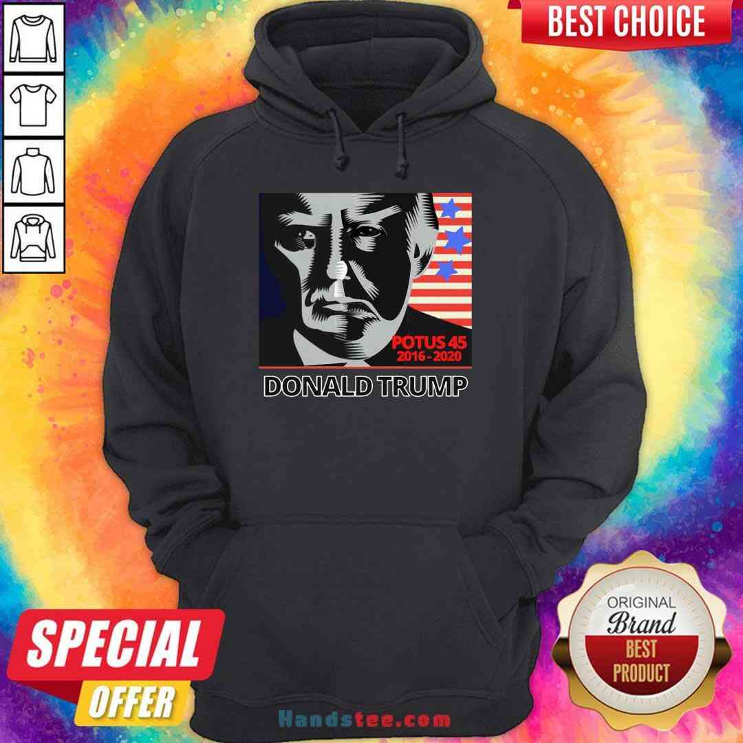 Funny Potus 45 2016-2020 Donald Trump American Flag Shirt