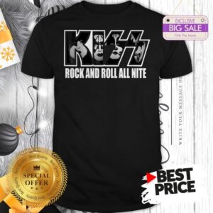 Official KISS Rock And Roll All Nite Shirt
