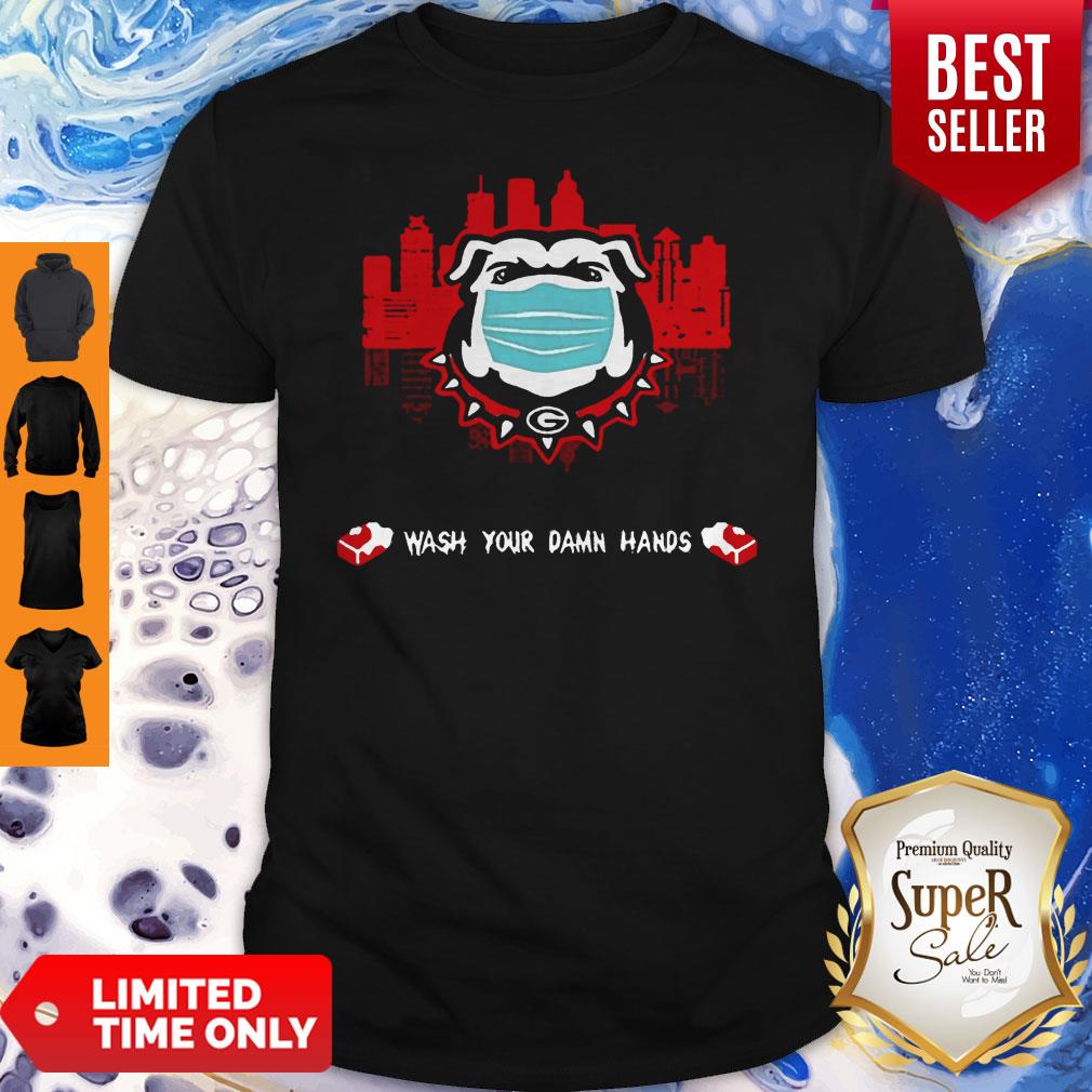 Georgia Bulldogs Wash Your Damn Hands Coronavirus Shirt