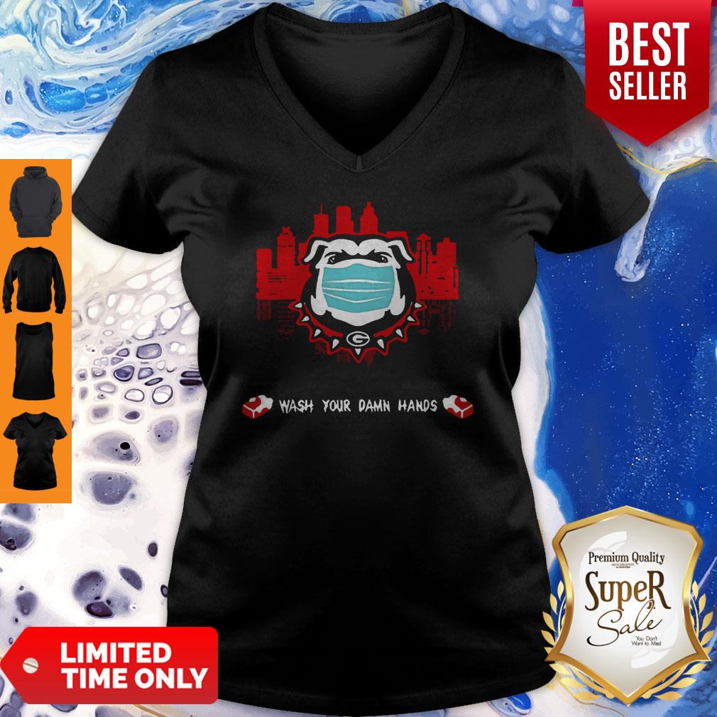 Georgia Bulldogs Wash Your Damn Hands Coronavirus Shirt