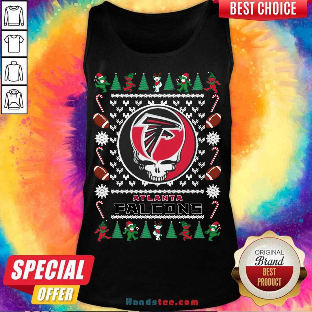 Good Atlanta Falcons Grateful Dead Ugly Christmas Shirt