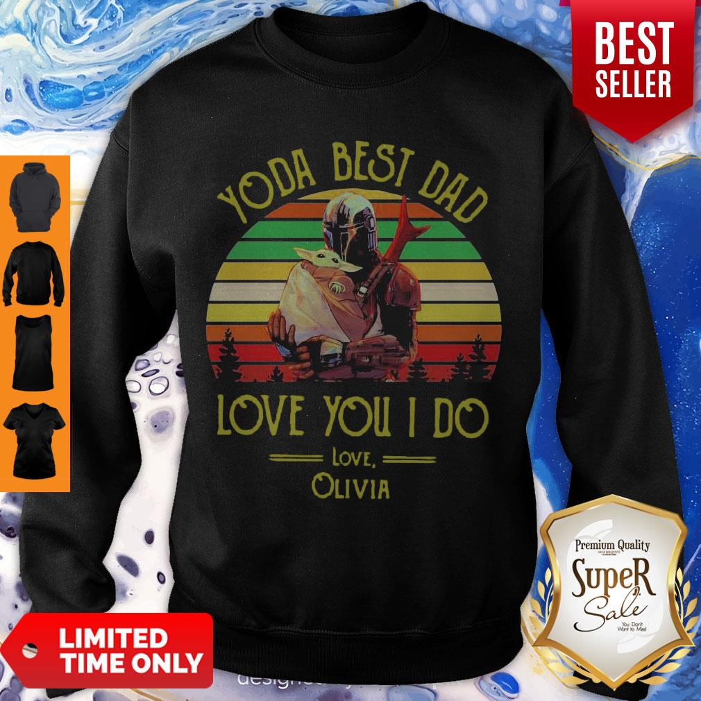 Good Darth Vader And Baby Yoda Best Dad Love You I Do Love Olivia Vintage Shirt