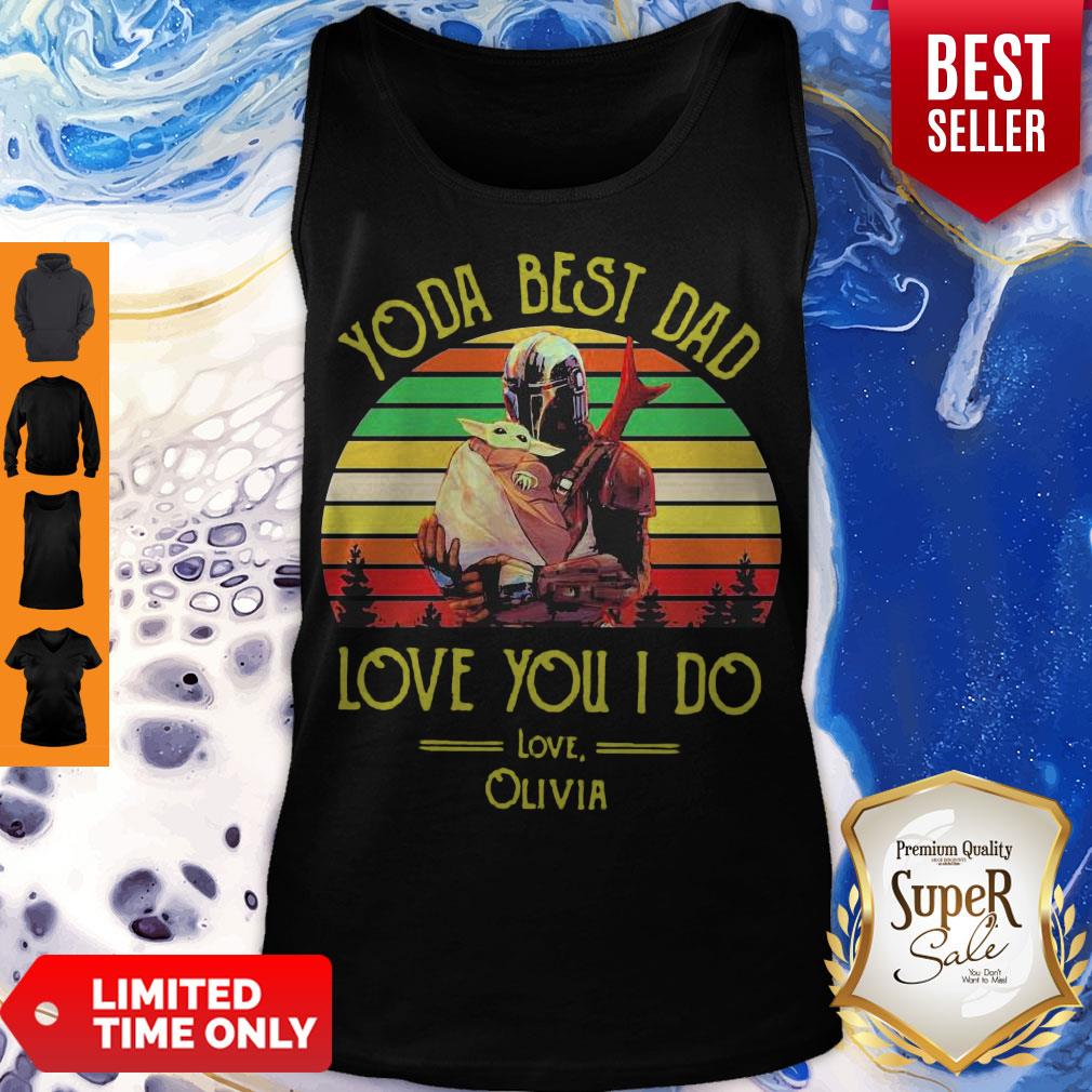 Good Darth Vader And Baby Yoda Best Dad Love You I Do Love Olivia Vintage Shirt