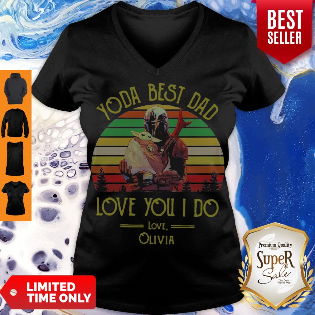 Good Darth Vader And Baby Yoda Best Dad Love You I Do Love Olivia Vintage Shirt