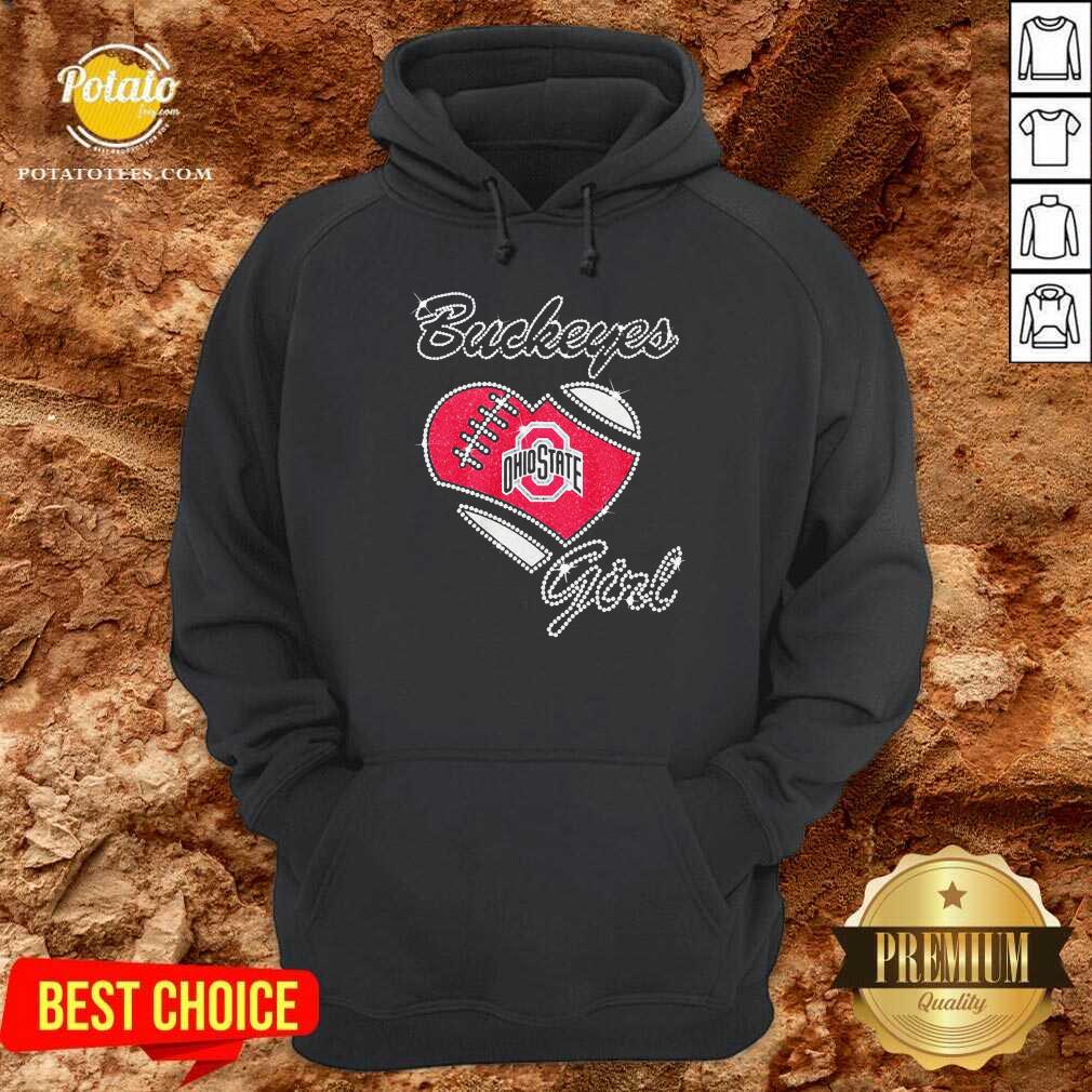 Good Diamond Heart Ohio State Buckeyes Girl Shirt